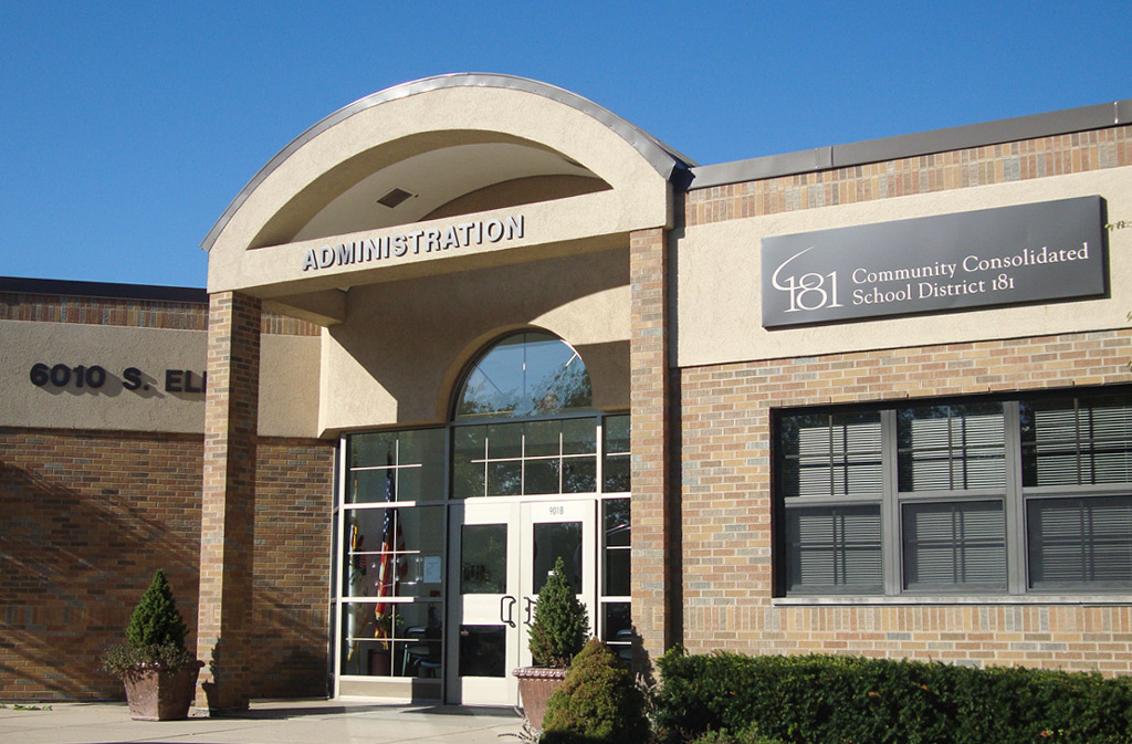 Cast Aluminum Letters and Aluminum Panel Sign