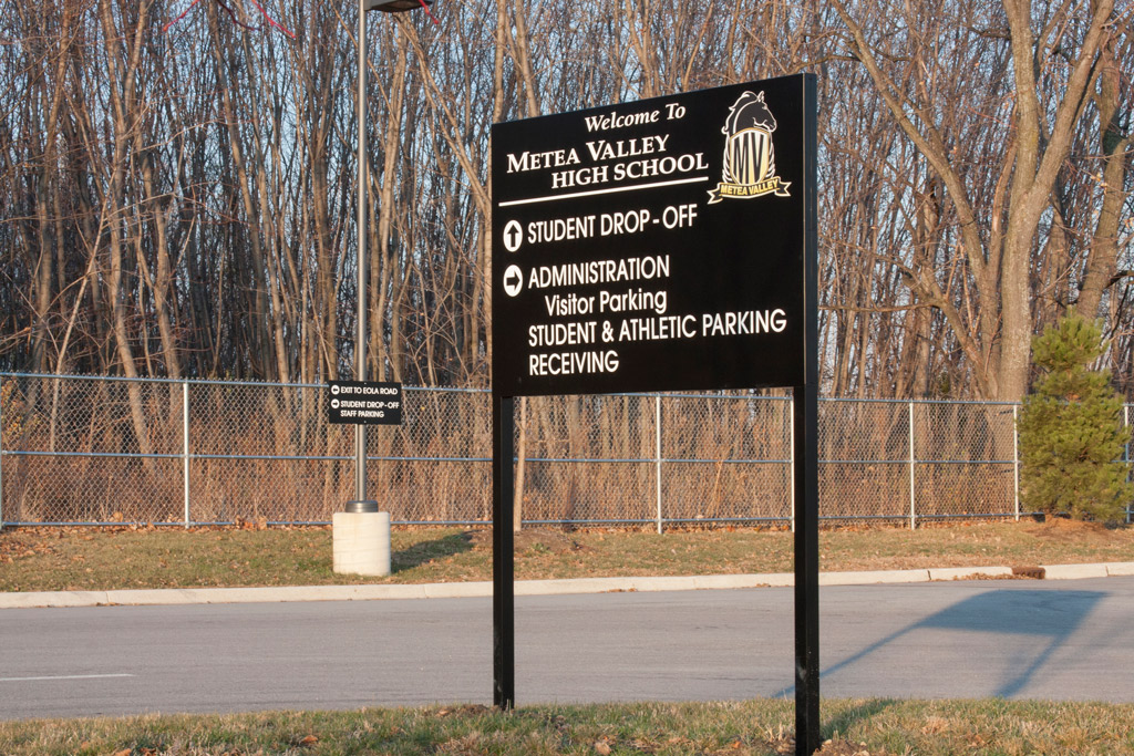 Directional Post and Panel Sign