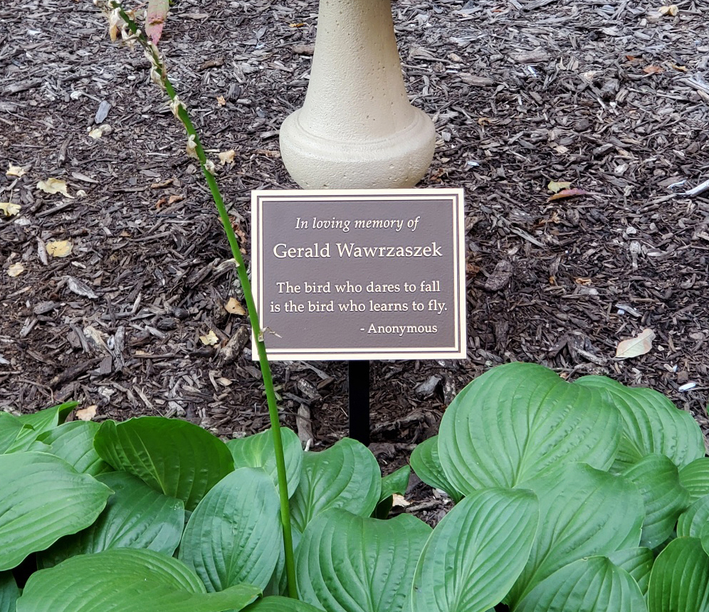 Cast Bronze Memorial Plaque